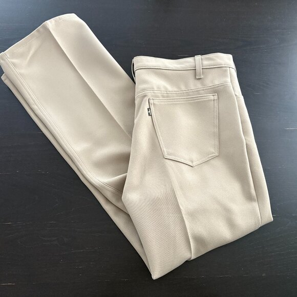 NEW Vintage Mens Levis Tan Sta-prest Bootcut Western Polyester Pants 36 X 32 - Picture 1 of 7